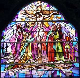 Jesus is put to death by crucifixion